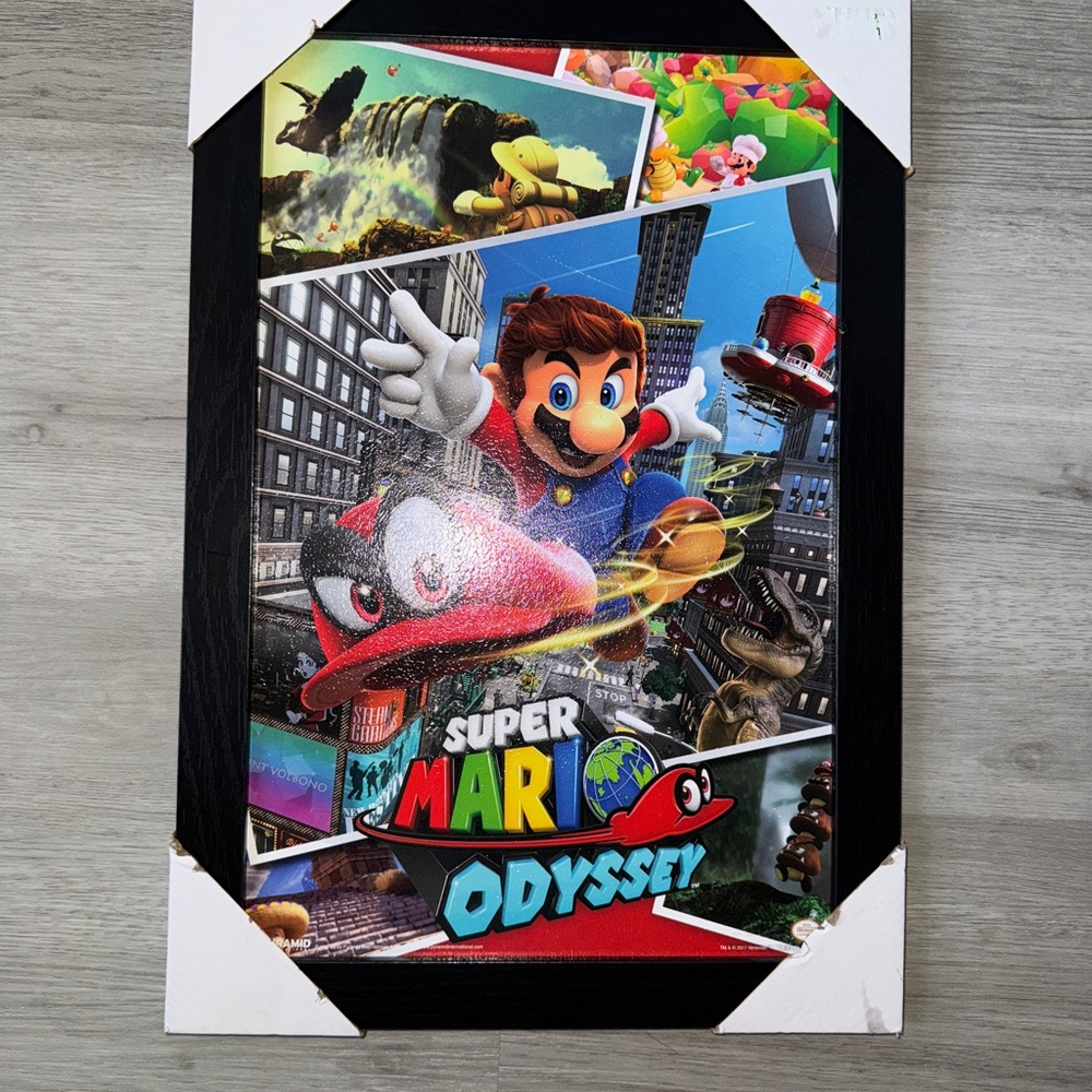 Super Mario Odyssey Wall Art